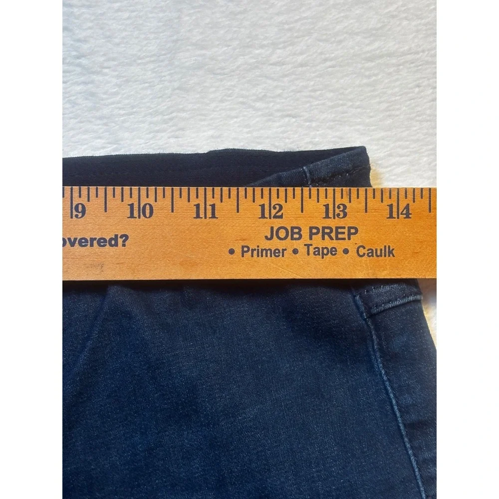 Free People Jeans Women's 28R Blue Flare Pull On Y2K Dark Wash‎